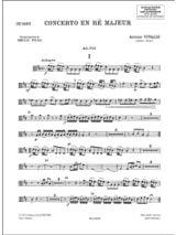 Concerto en Ré majeur - Guitare et Trio à Cordes - VIVALDI - Partition